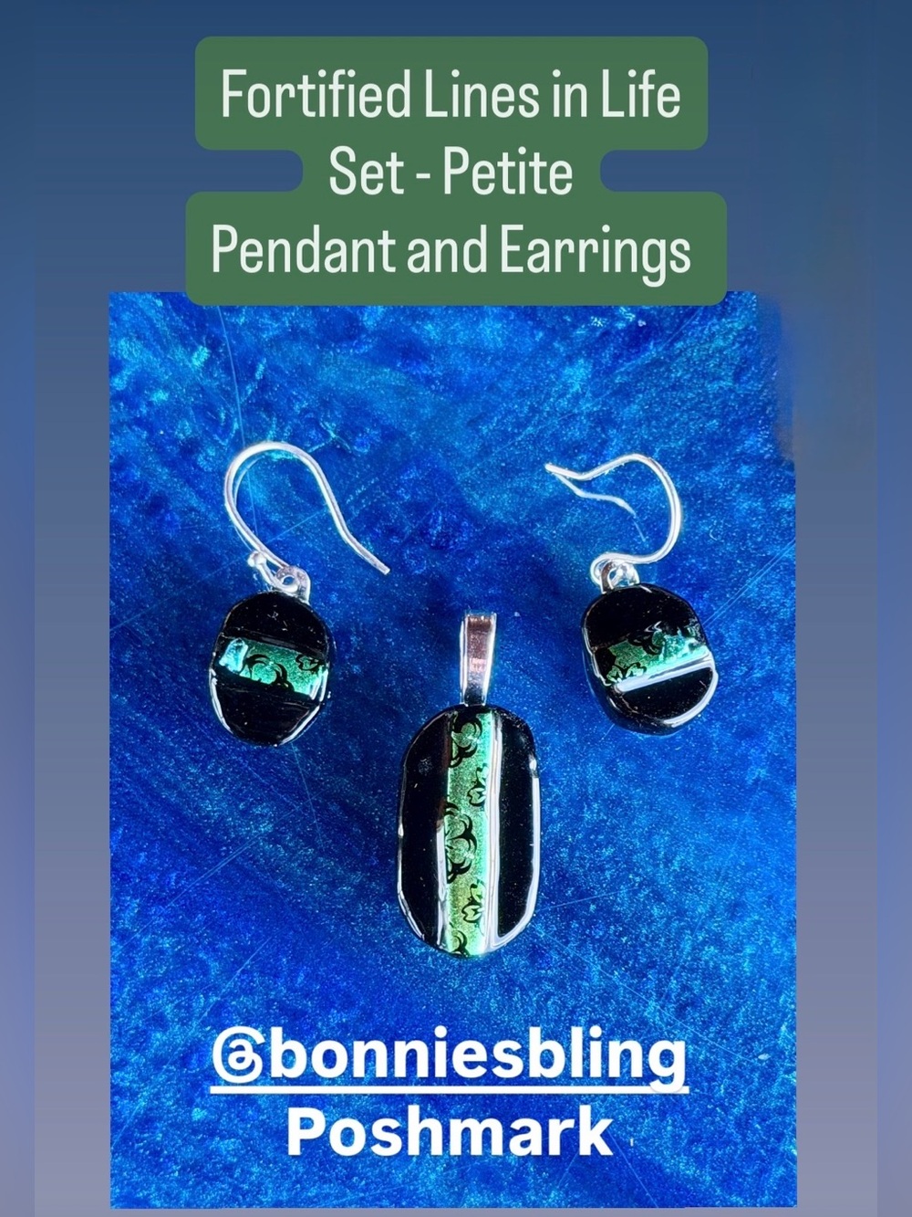 Bonnie’s Bling One Of A Kind Fused Glass Jewelry and Accessories to wear.